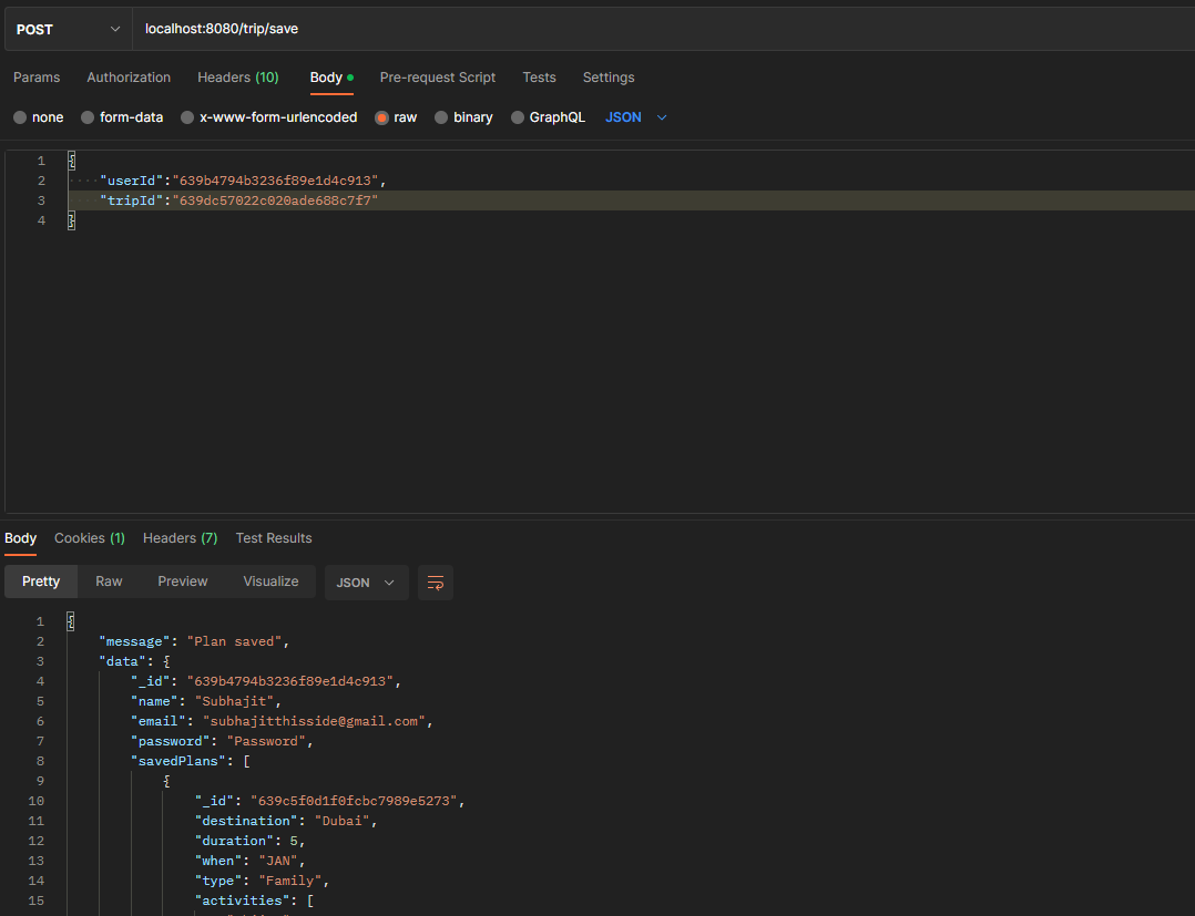 GitHub - Subhajitongit/trip-API