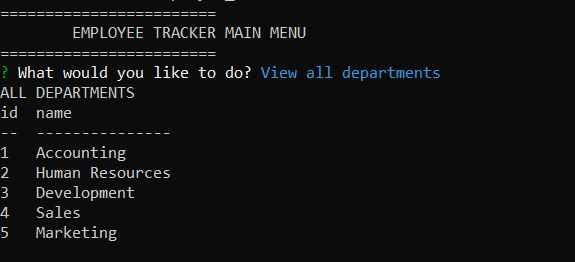 GitHub - mwin1201/Challenge-12-The-Best-Employee-Tracker