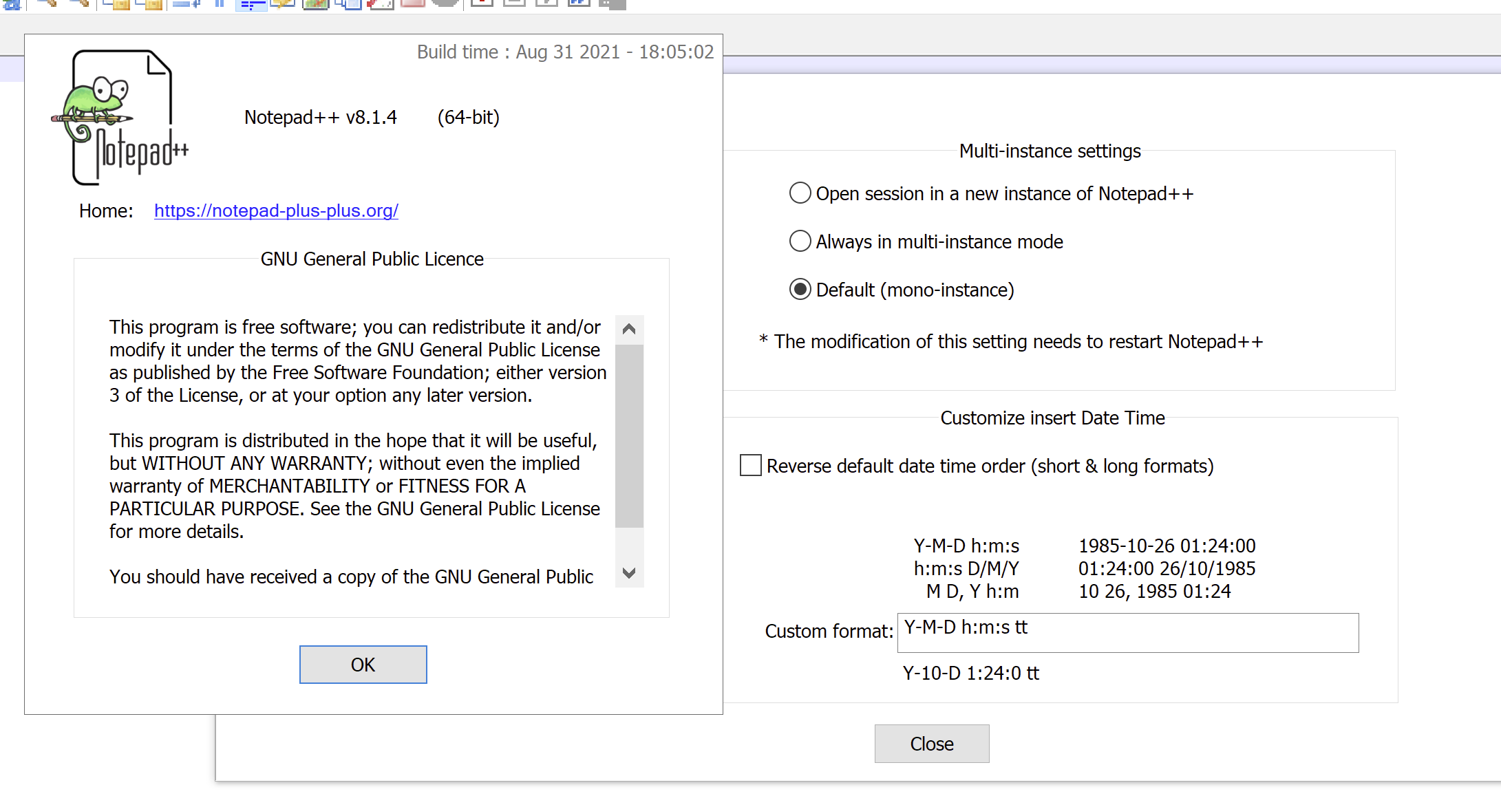Notepad Insert Enhance Insert Custom Date command by mere-human · Pull Request #10480 ...