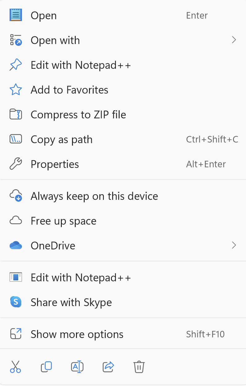Windows 11 context menu by GurliGebis · Pull Request 13330 · notepad