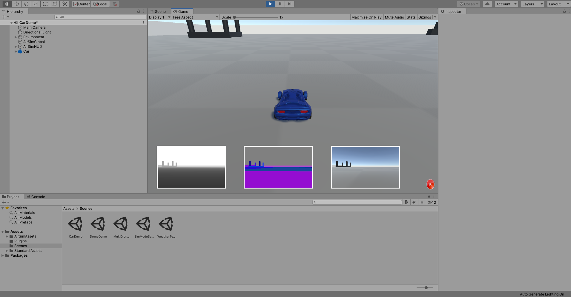 Unity crashes when I hit play for any demo Issues Antenna