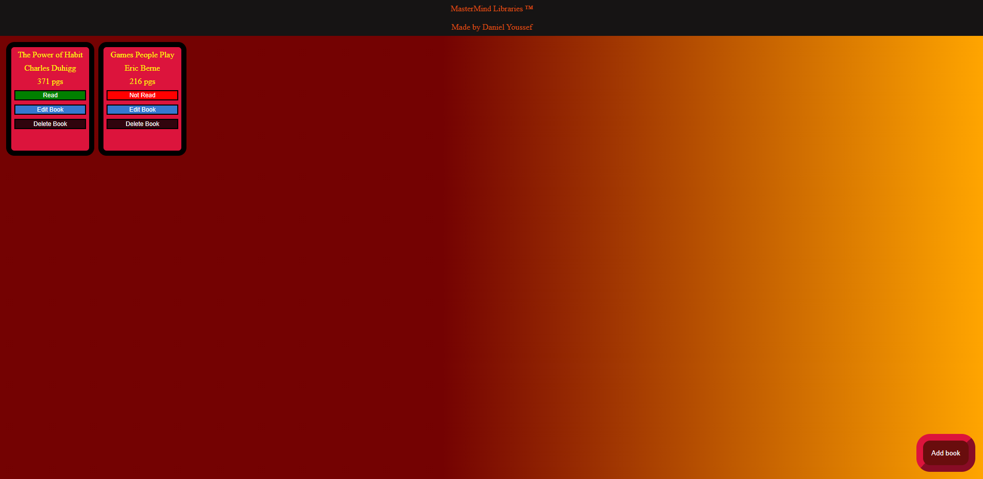 GitHub - Popusa/library: A library app made with vanilla JS