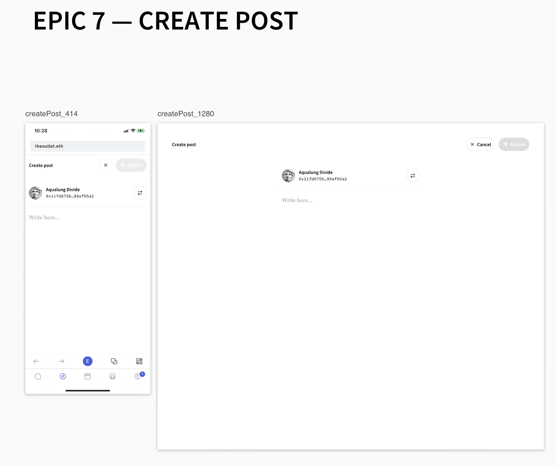 Epic 5: create post · Issue #26 · logos-innovation-lab/Kurate · GitHub