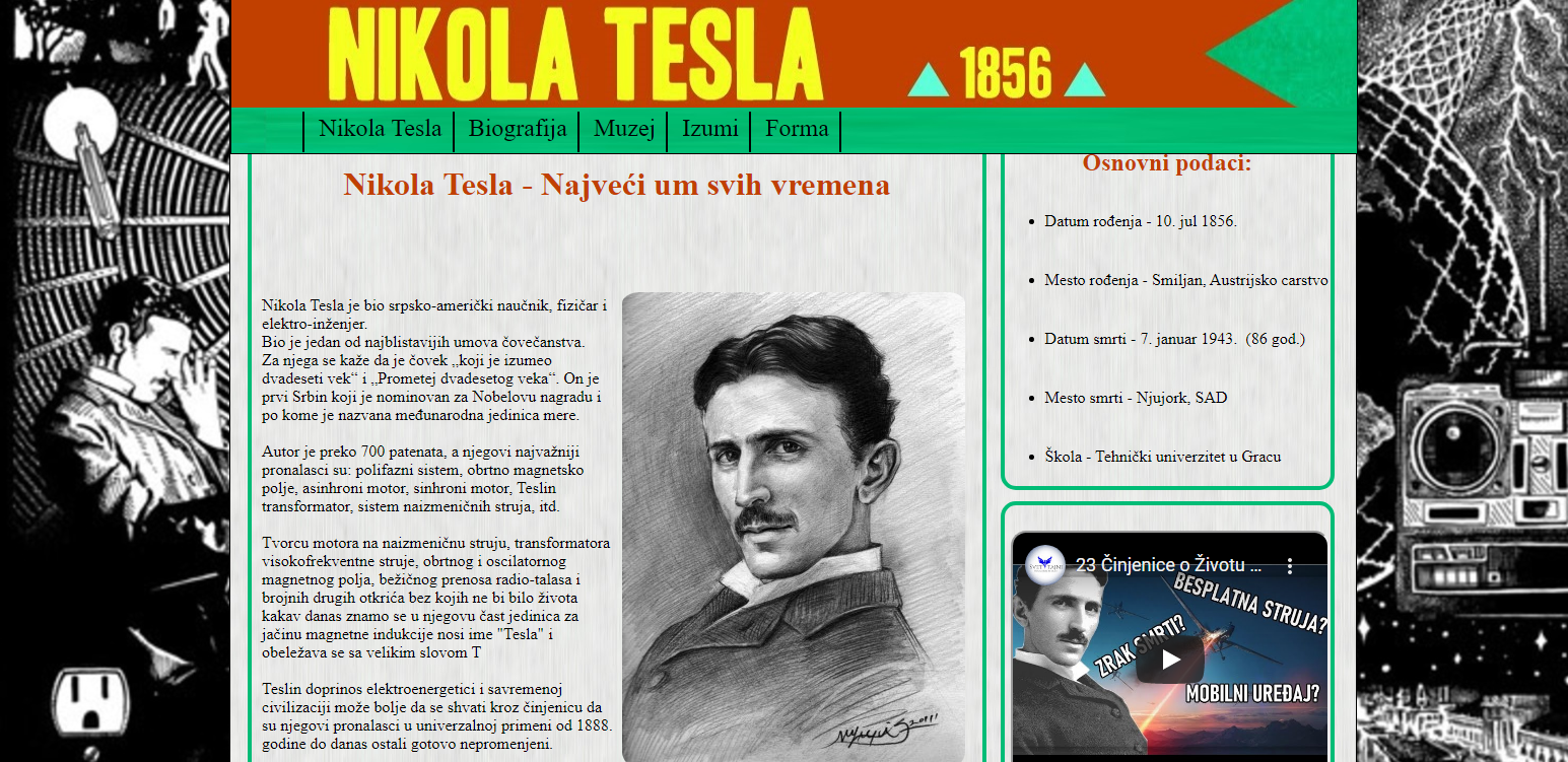 GitHub - stefanrusic/Nikola-Tesla-Museum · GitHub