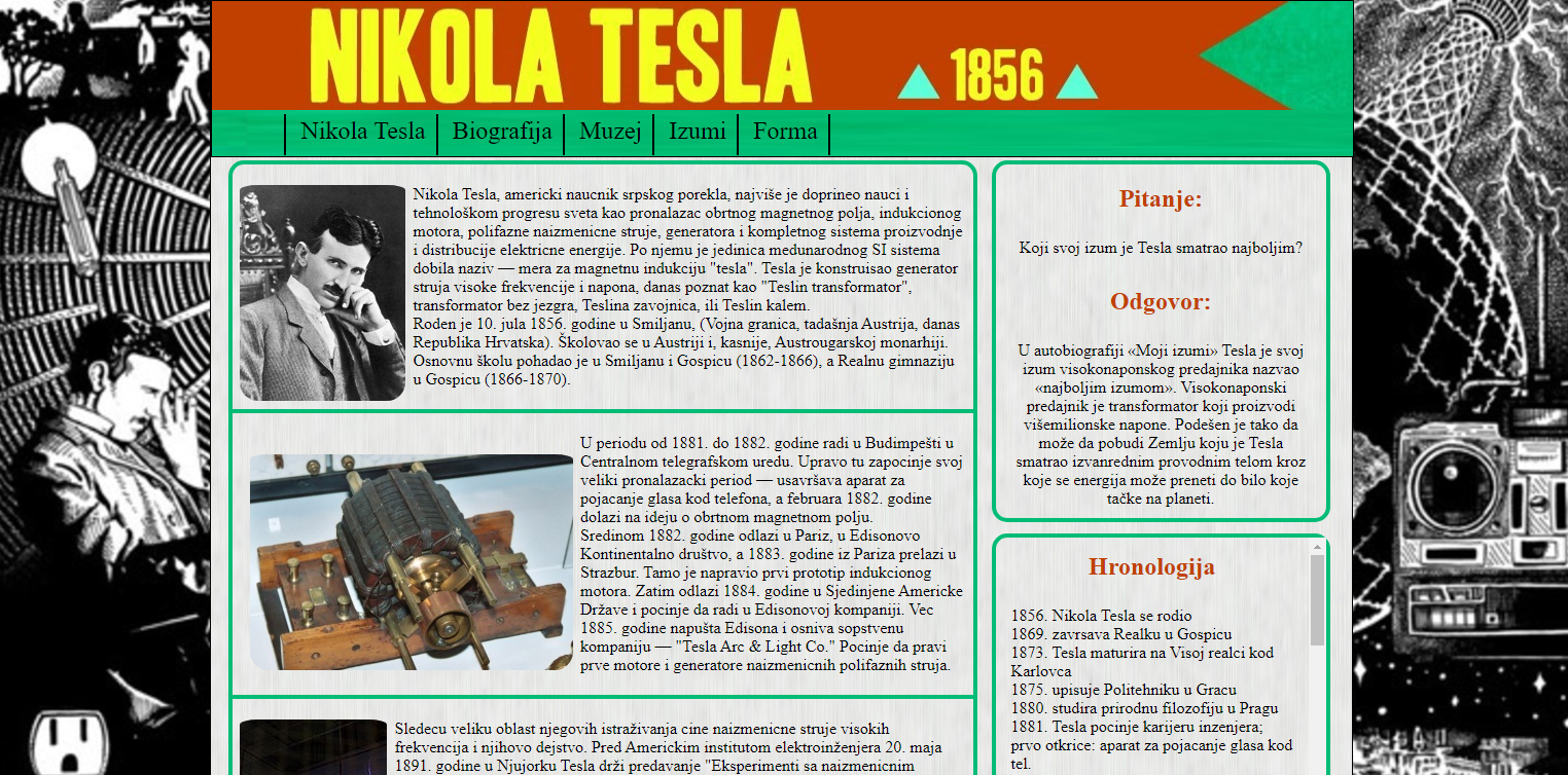 GitHub - stefanrusic/Nikola-Tesla-Museum · GitHub