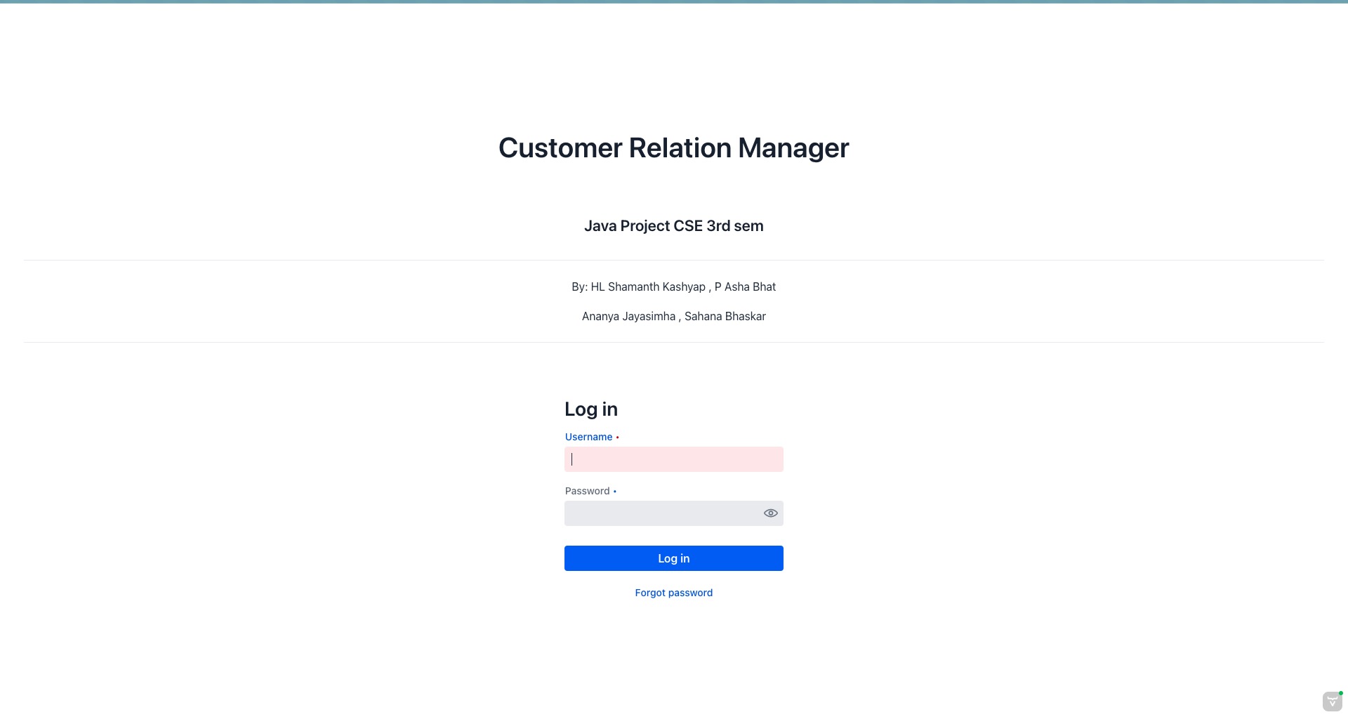 GitHub - sham-nt/crm_java: A Customer Relation Manager Built using ...