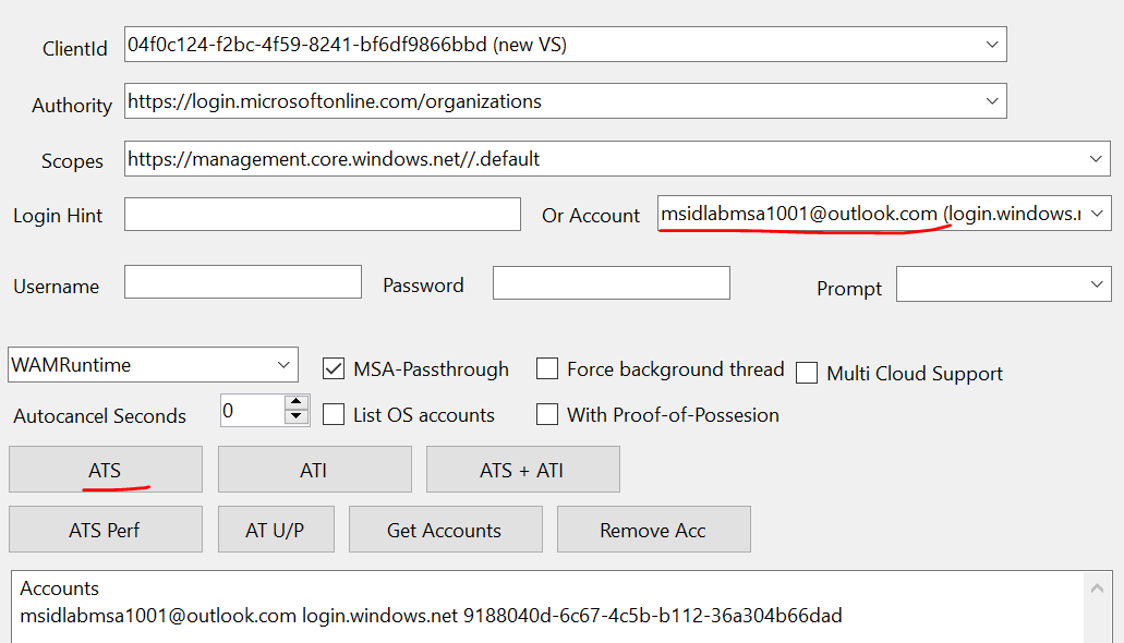 [Bug] ATS with MSA-PT on MSALRuntime Broker fails to get token · Issue ...