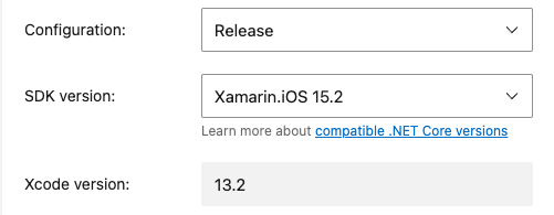 Support Xcode 13.1 + Xamarin.iOS 15.2.0.1 · Issue #2316 · microsoft ...