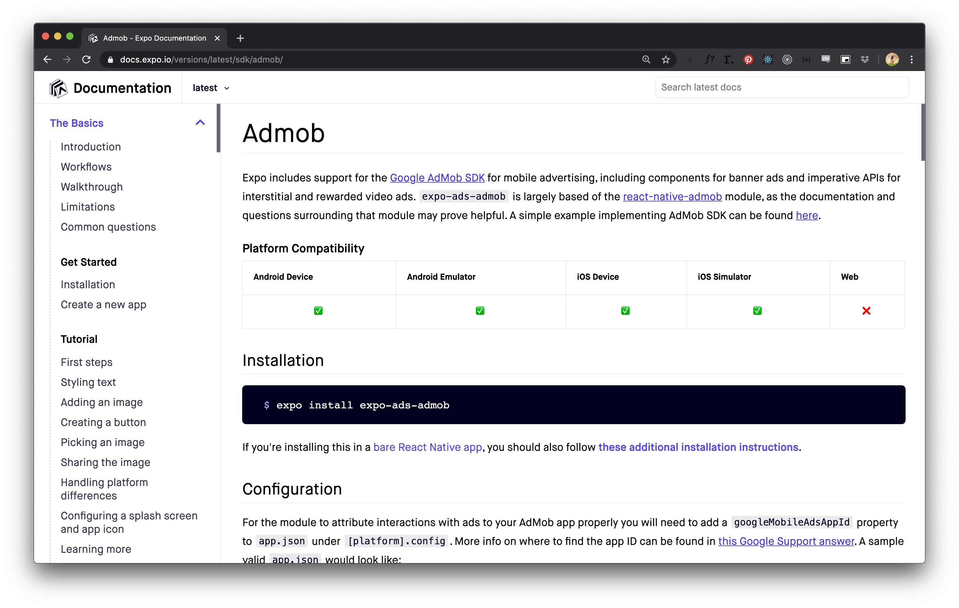AD Mob not working · Issue #7924 · expo/expo · GitHub