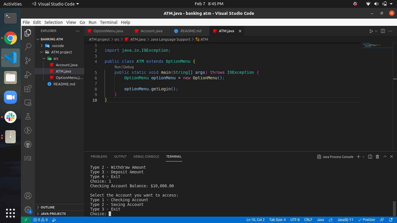 GitHub - deepika6232/ATM-system