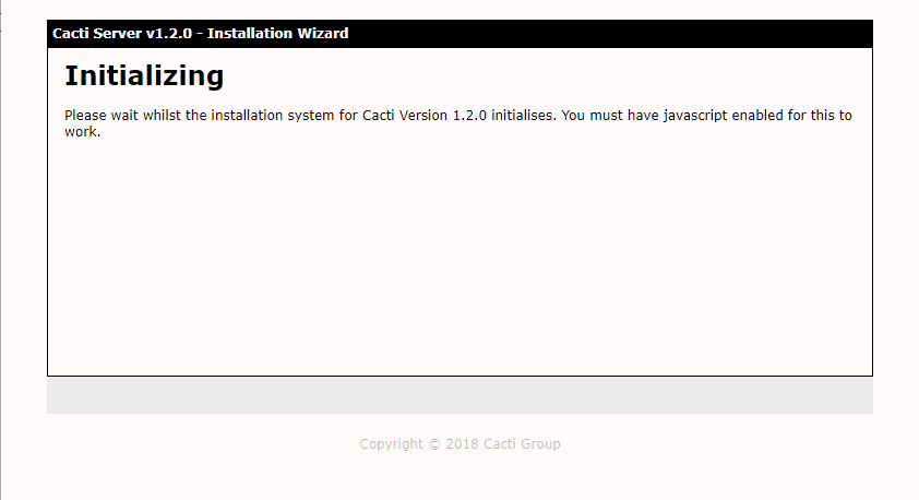 cacti install beta 2