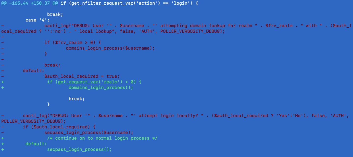 Cacti Builtin Authantication Problem · Issue #2294 · Cacti/cacti · GitHub