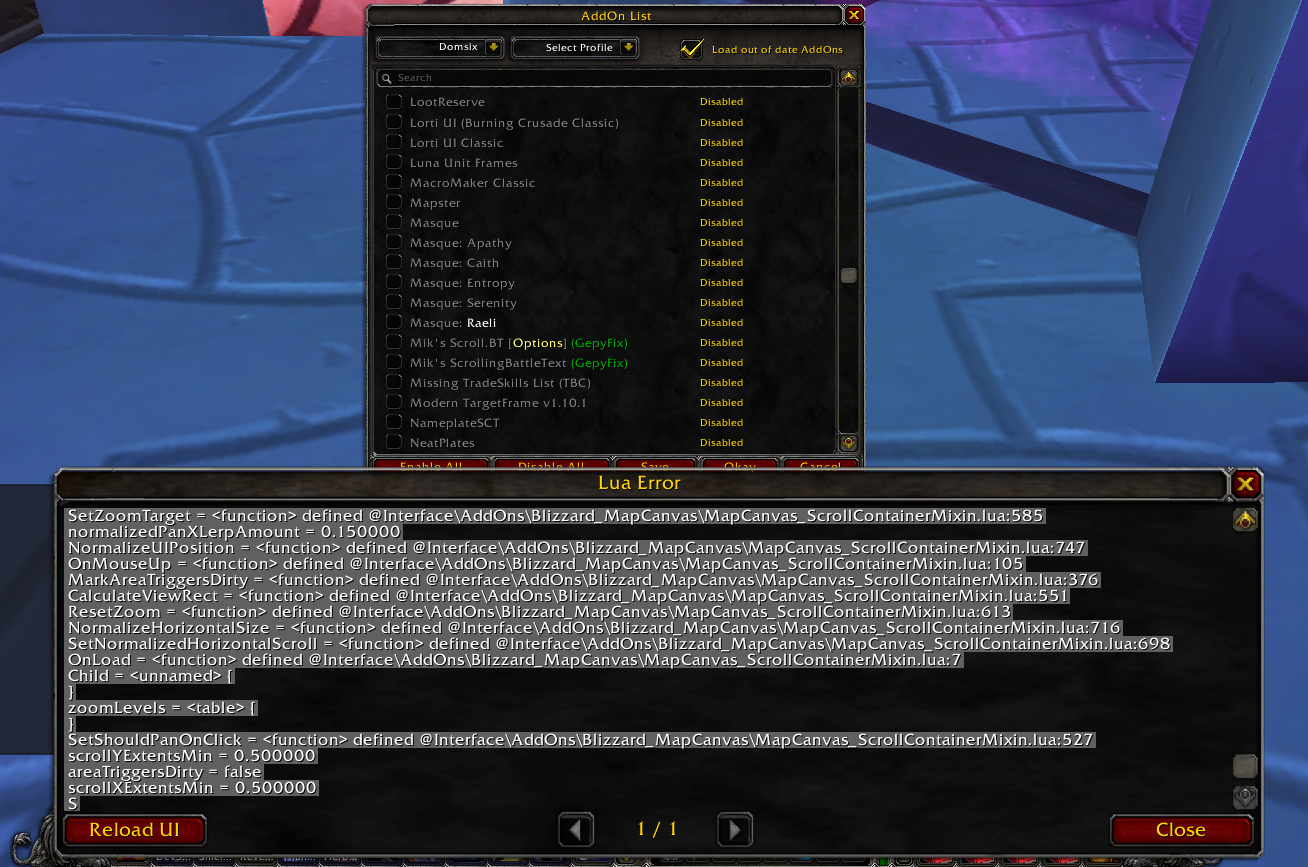 Lua Error going into Hellfire Ramparts / Blood Furnace · Issue #16 