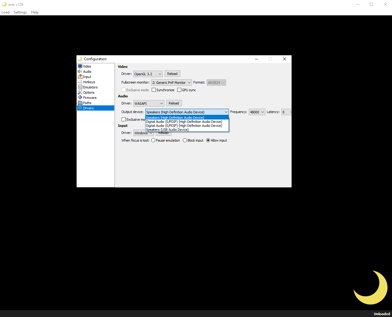 Audio Output device "Default" missing in newer Windows releases (126 ...