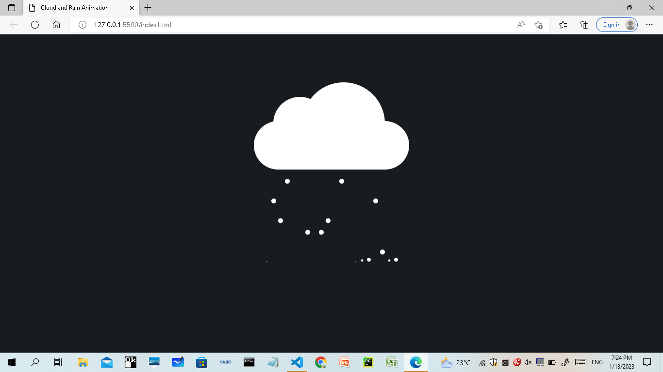 Dust Animation. Css Titile: Rainy Cloud Animation by Labheshm11 · Pull Request #372 ...