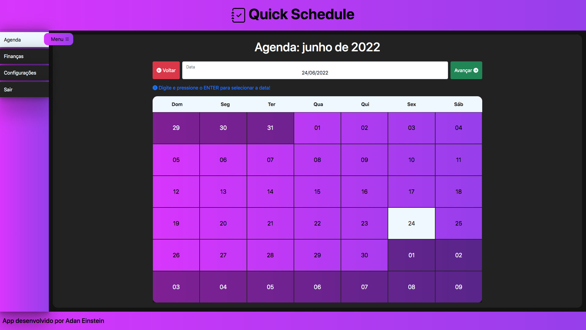 GitHub - AdanEinstein/QuickSchedule: Sistema desktop para auxiliar ...