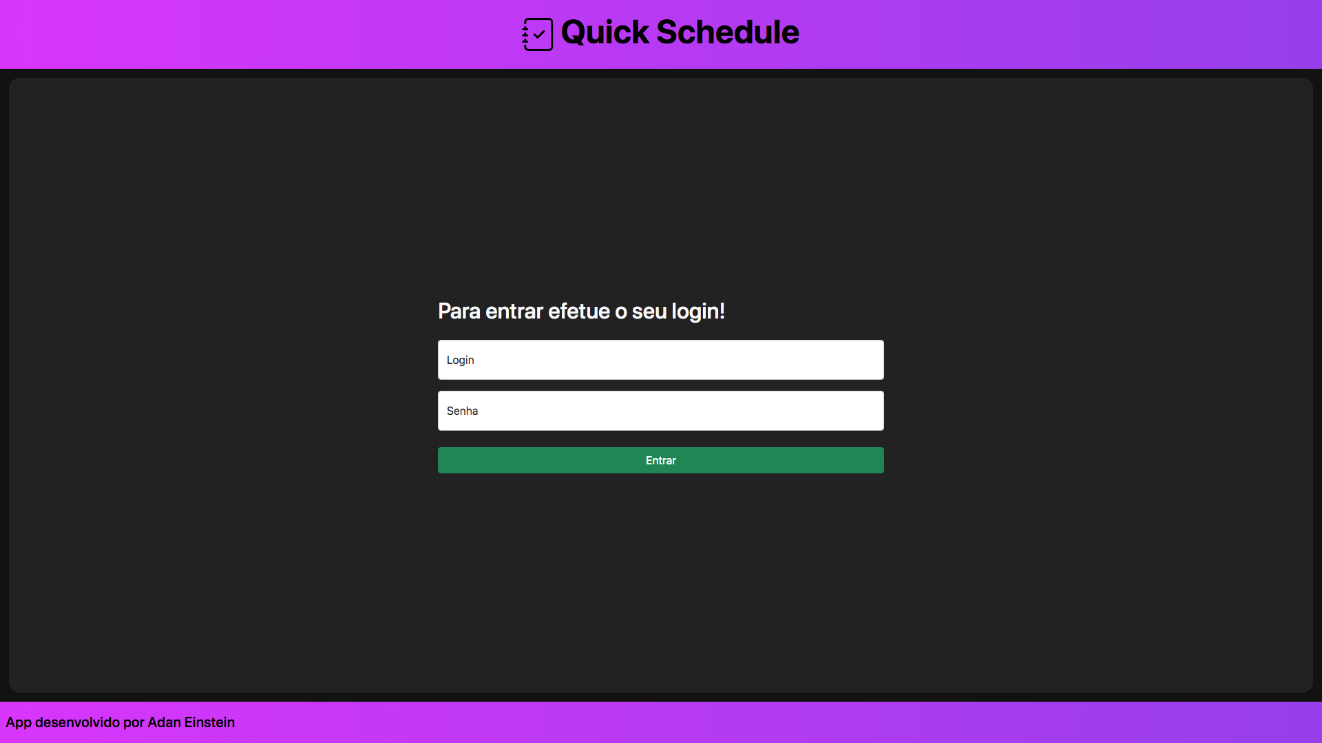 GitHub - AdanEinstein/QuickSchedule: Sistema desktop para auxiliar ...