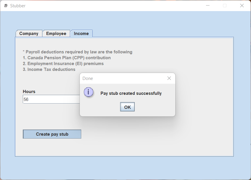 Github ayoamrit stubber javaswing gui based application to generate