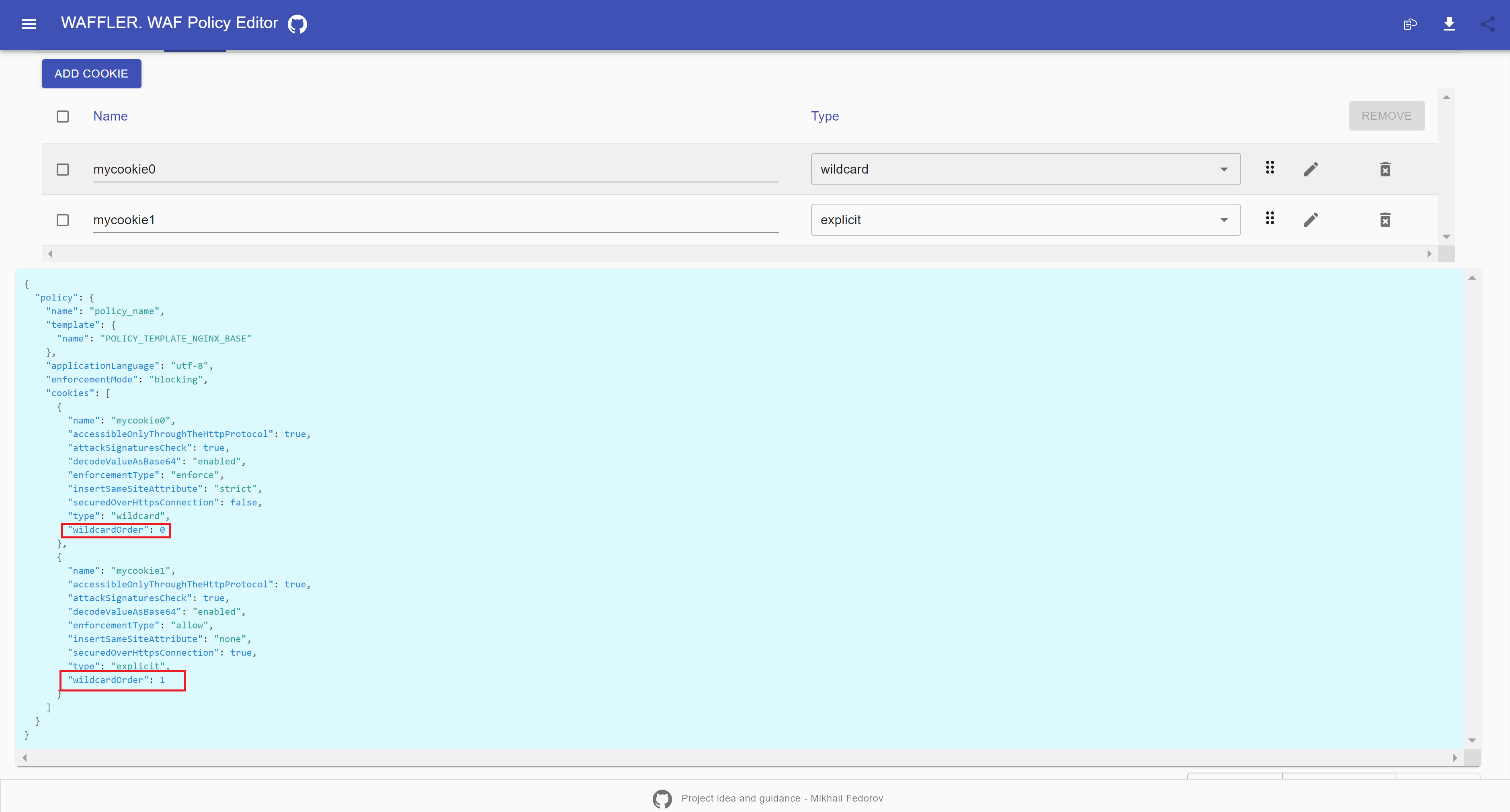 Duplicate wildcard order allowed in CSRF URL section · Issue 47