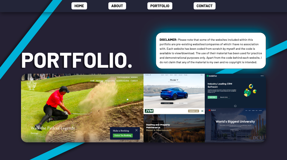 GitHub - David01226/David-Gibson-Portfolio-Website: Web Development ...