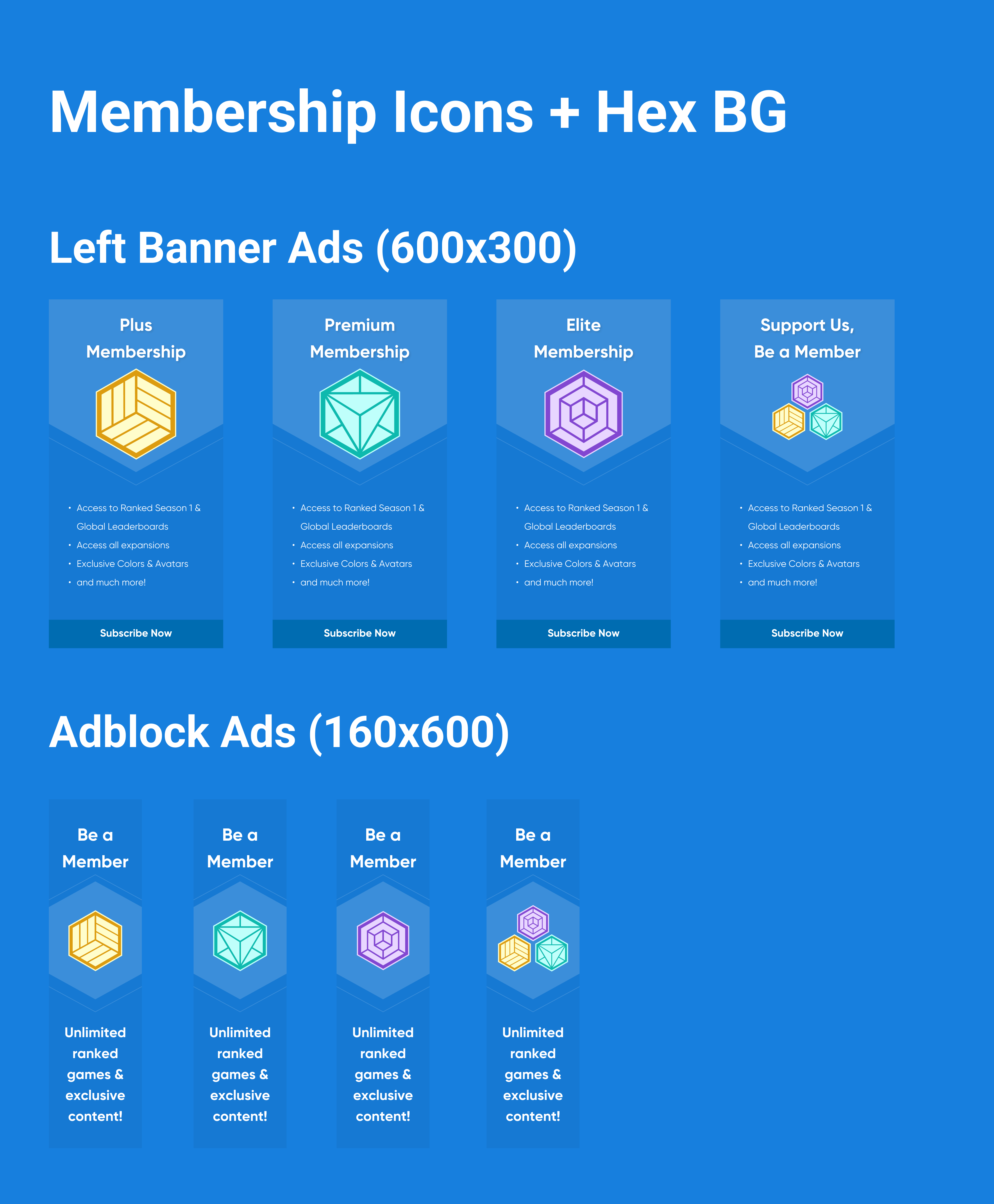 Membership Announcement Banners Submission 3 Adblock and Lobby Ads Iteration 2 · Issue 105