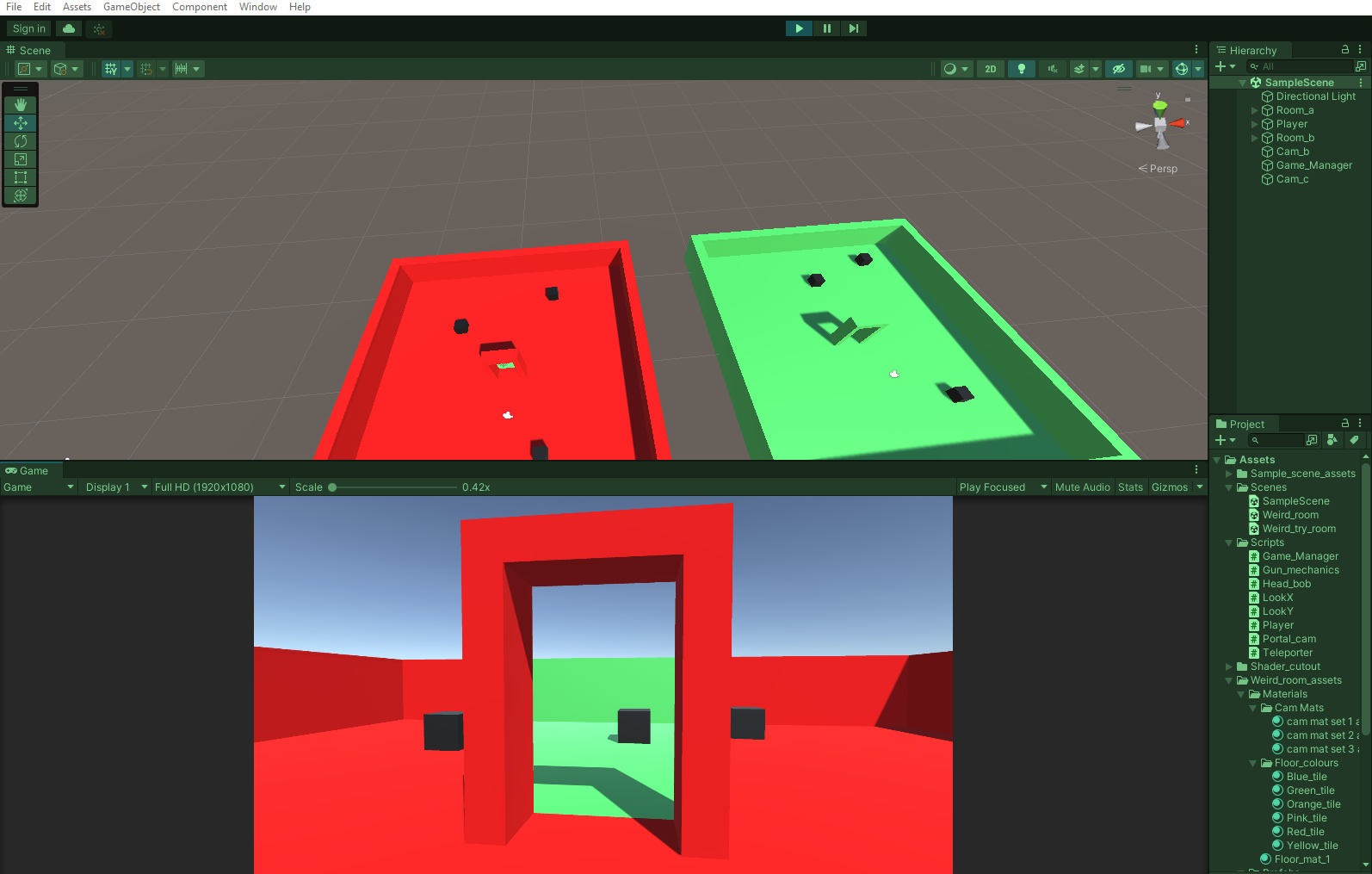 GitHub - MalharChoure/Portal-test-in-unity3d: Testing related to portal ...