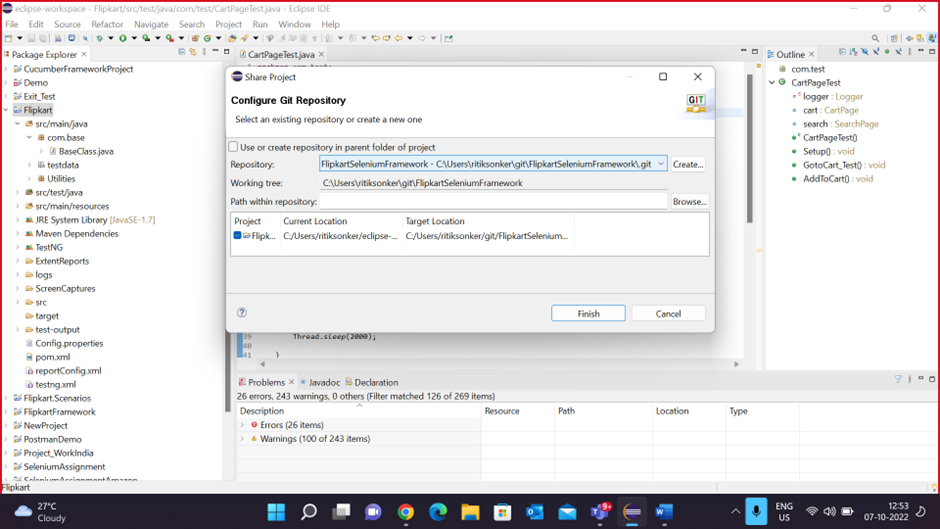 GitHub - Ritiksnkr/FlipkartSeleniumFramework