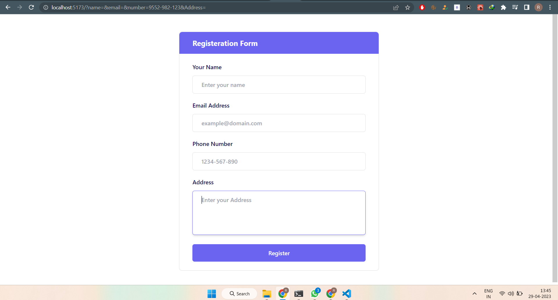 GitHub - Rishi47Sharma/FormWithBackEnd: Design a simple form and ...