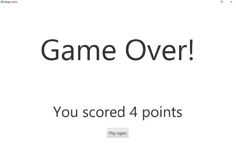 GitHub JoshuaLubin/BinaryGame A JavaFx game where the objective is to translate base 10