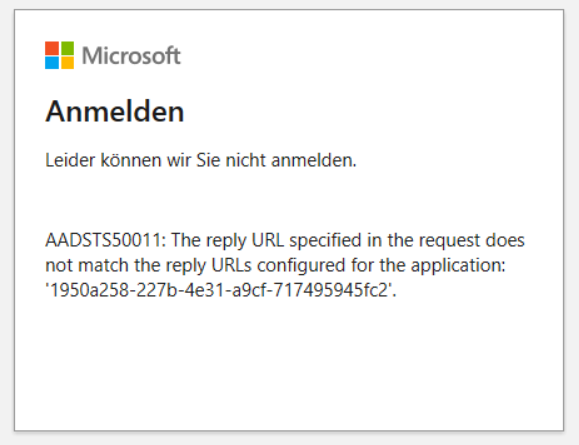 AADSTS90002: Tenant 'token' not found. Check to make sure you have