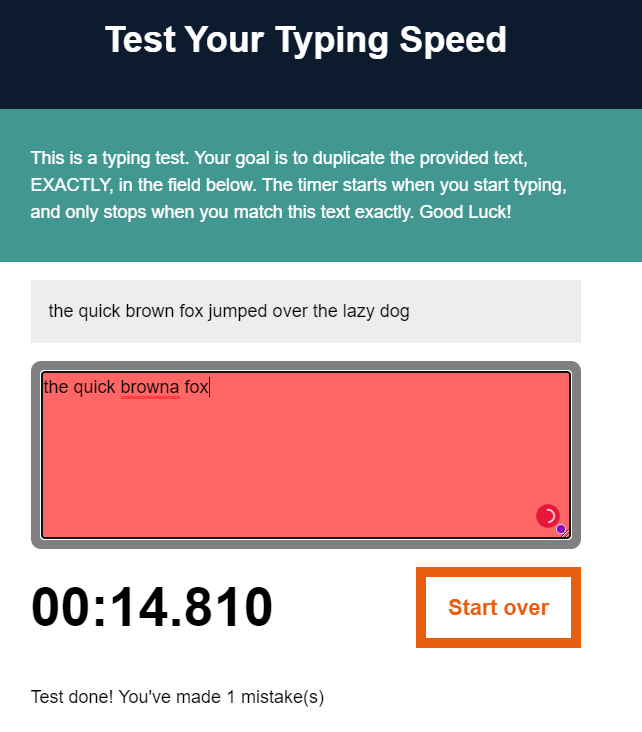 GitHub - eyeprad/Typing-Test