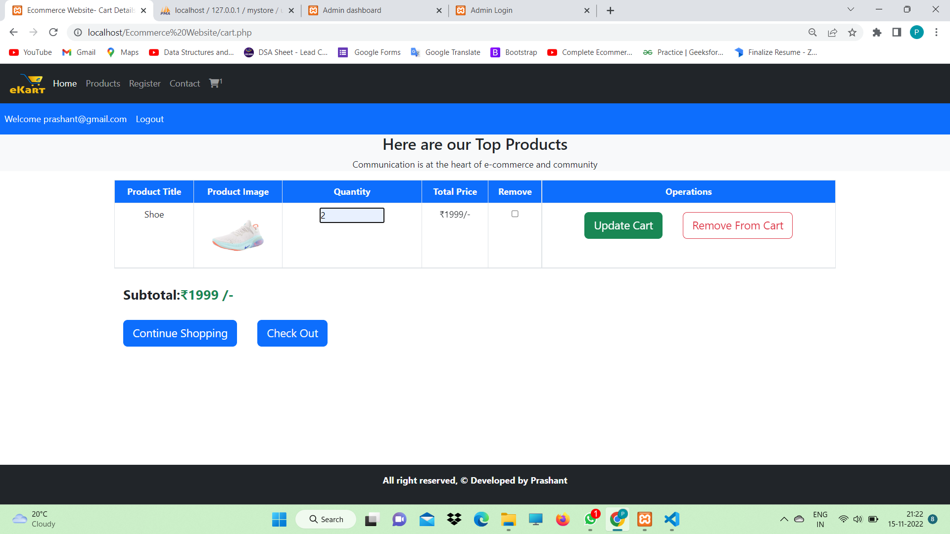GitHub - Prashant-Malviya/Ecommerce_Project: Ecommerce_Project