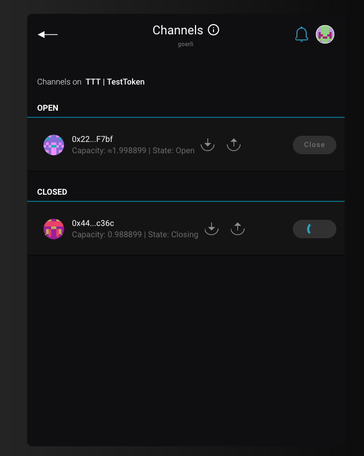 Channel close button incorrectly inactivated · Issue #2418 · raiden ...
