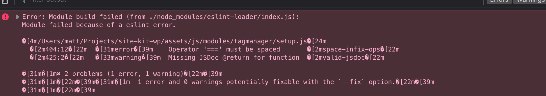 Don't fail build when eslint errors in development · Issue #509 ...