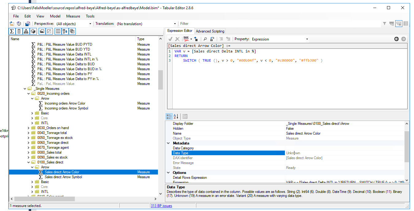 Format String for Text measures · Issue #359 · TabularEditor ...