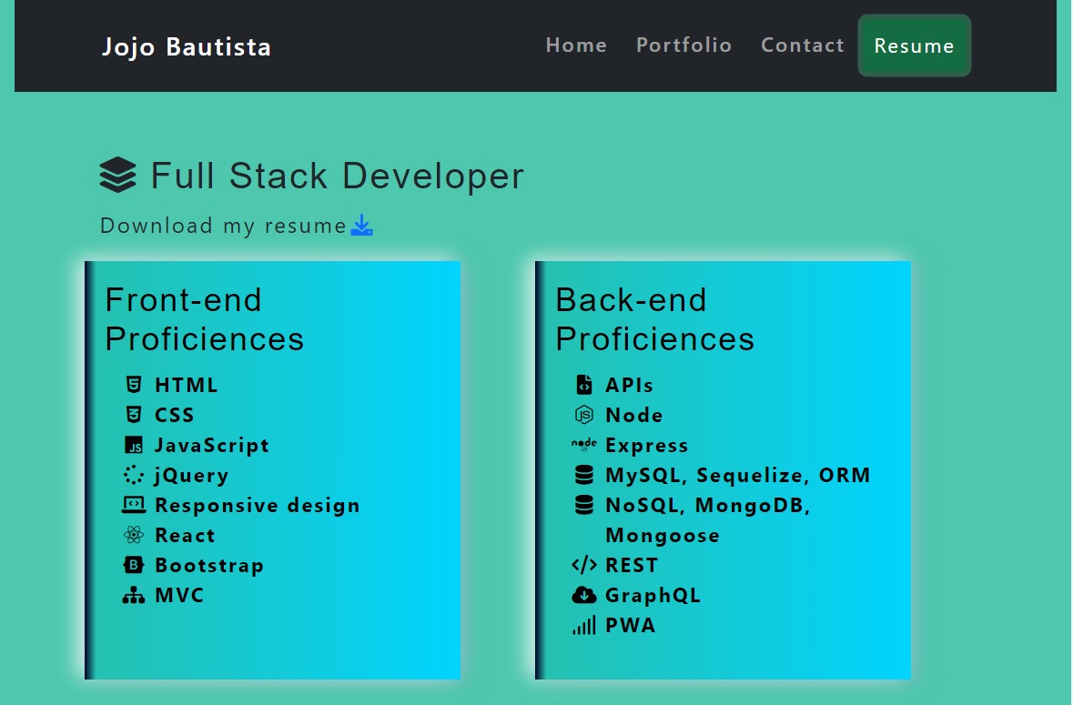 GitHub - jojobautistaum/full-stack-developer-react-portfolio