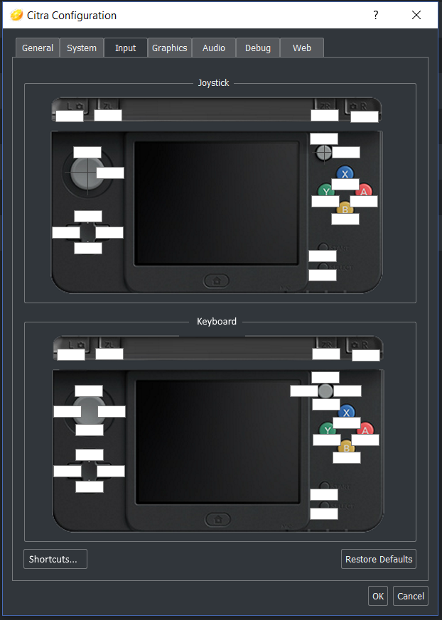 input tab