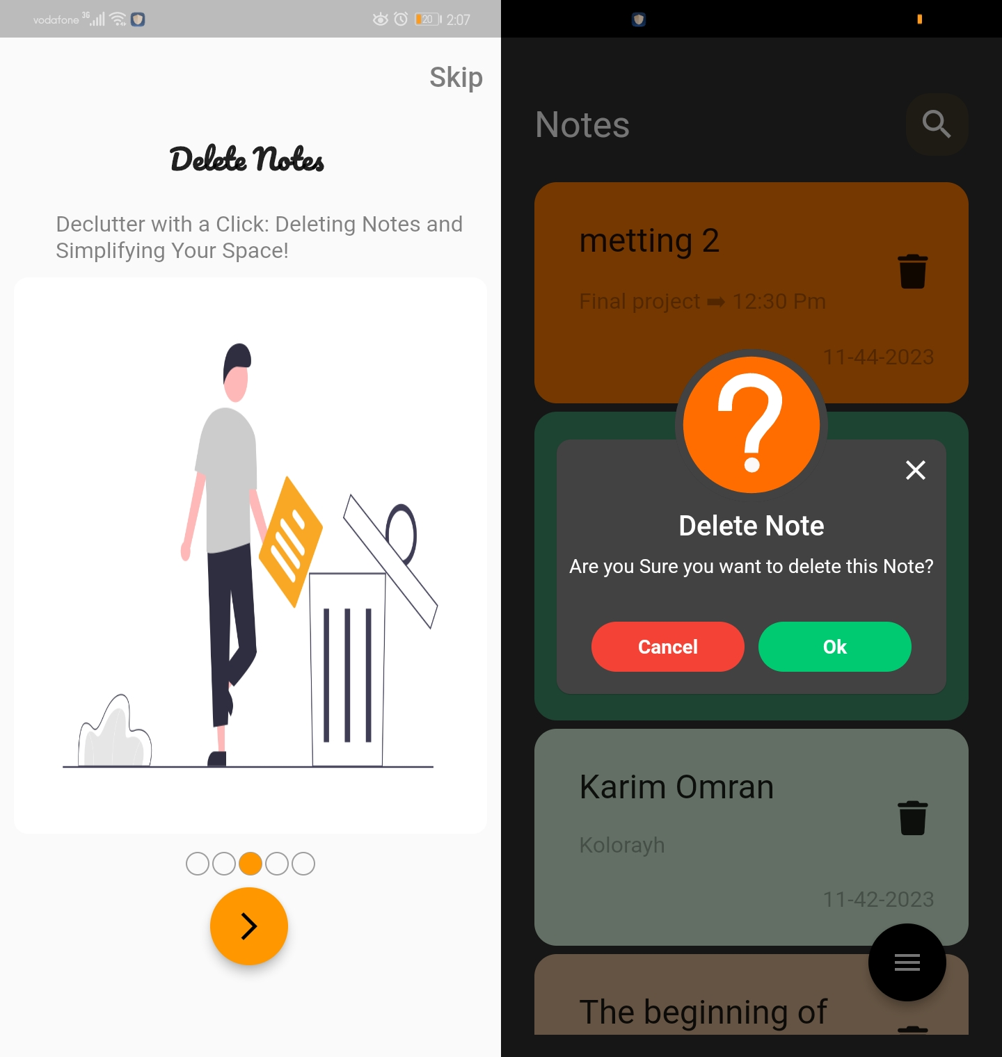 Delete Notes · Issue 5 · mohamedharb2435/notes_app · GitHub