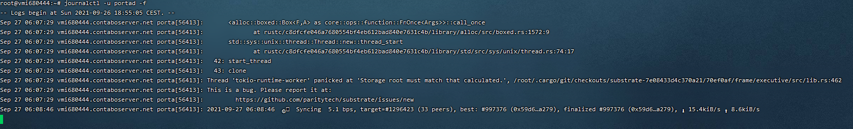 Bug Issue 9869 Paritytech Substrate Github