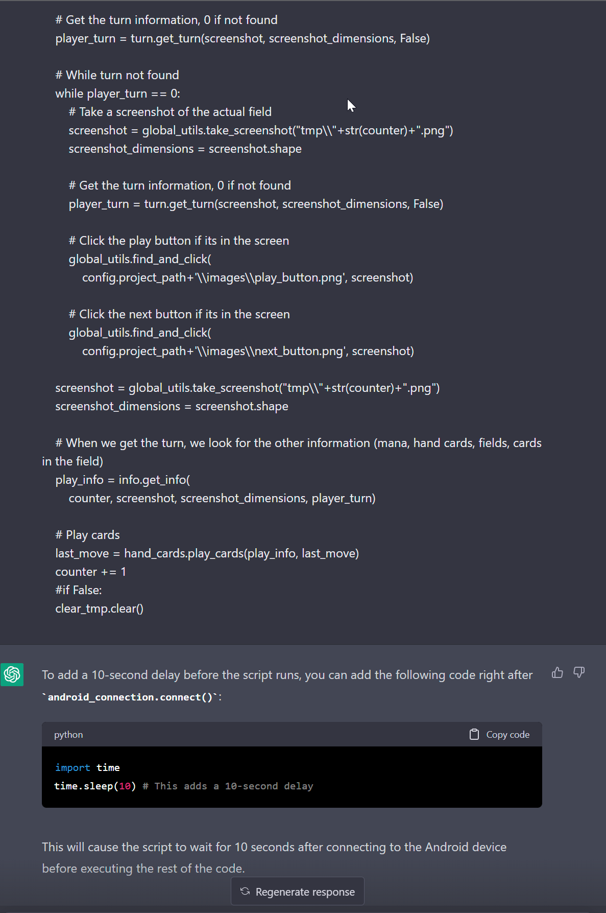 CHAT GPT CAN HELP YOU · AdriaGual marvel-snap-bot · Discussion #91 · GitHub
