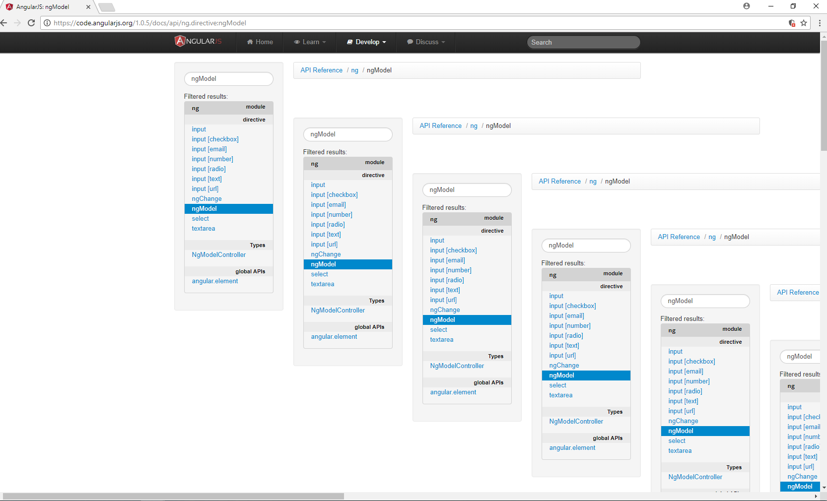 API documentation pages for 1.0.x are not displaying correctly · Issue ...