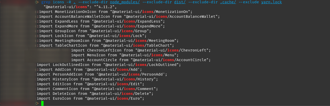 Entire 7 mb icon library is included in the bundle · Issue #24710 · mui ...