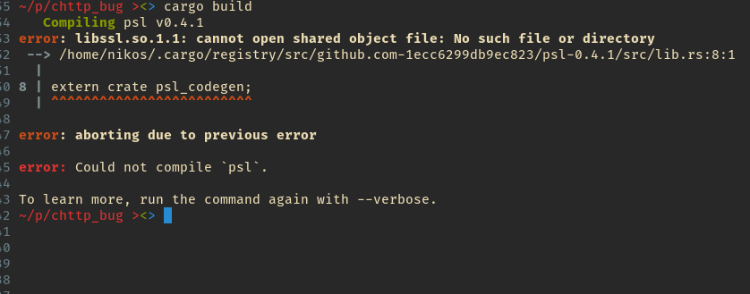 chttp cannot be compiled under arch linux. · Issue #44 · sagebind/isahc ...