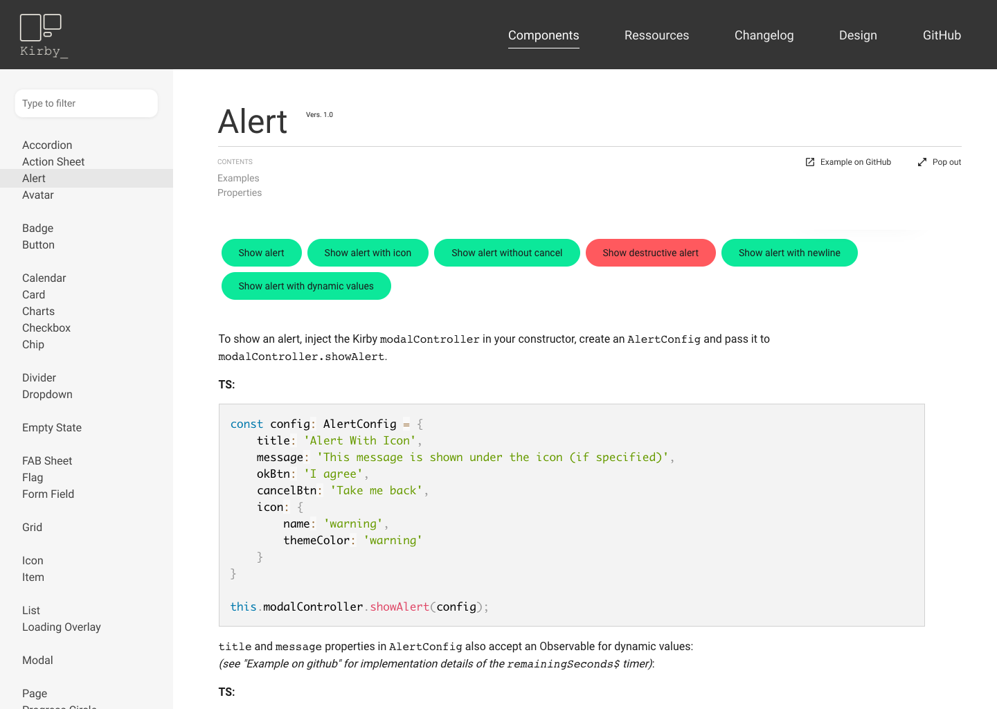 [Enhancement] New component list with filter · Issue #1291 ...