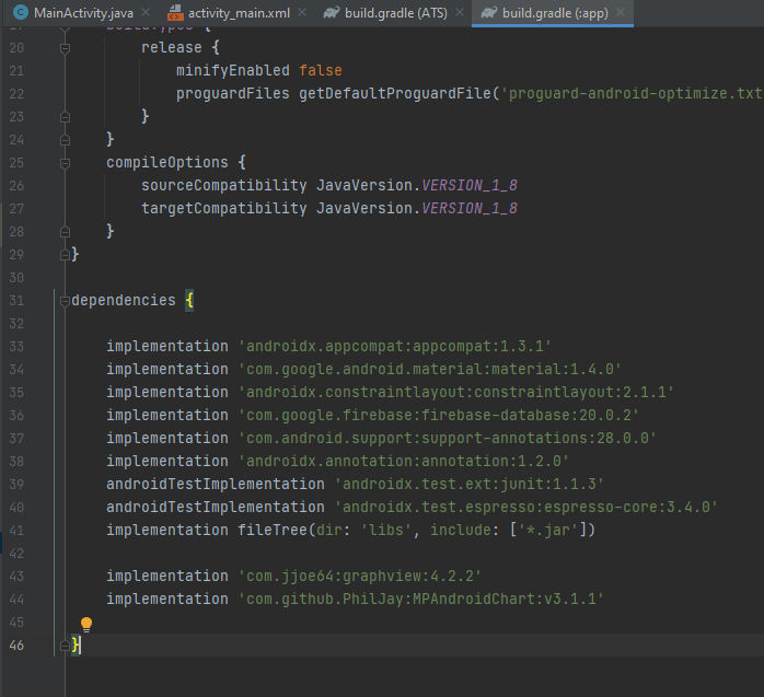 Hello Everyone, I can`t add "MPAndroidChart" to my Android Studio My ...