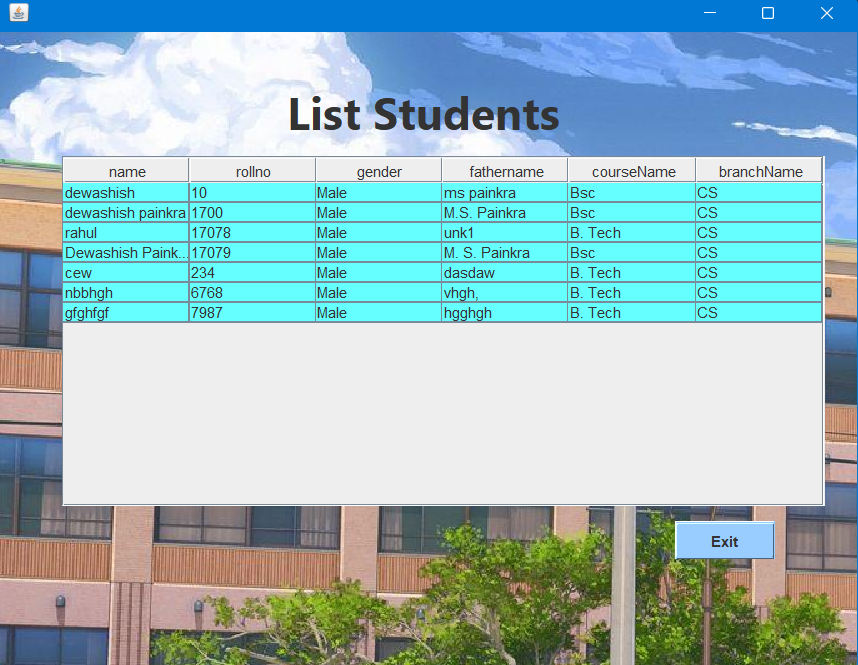 GitHub - dewashish17/Student-result-management: Made this project for ...