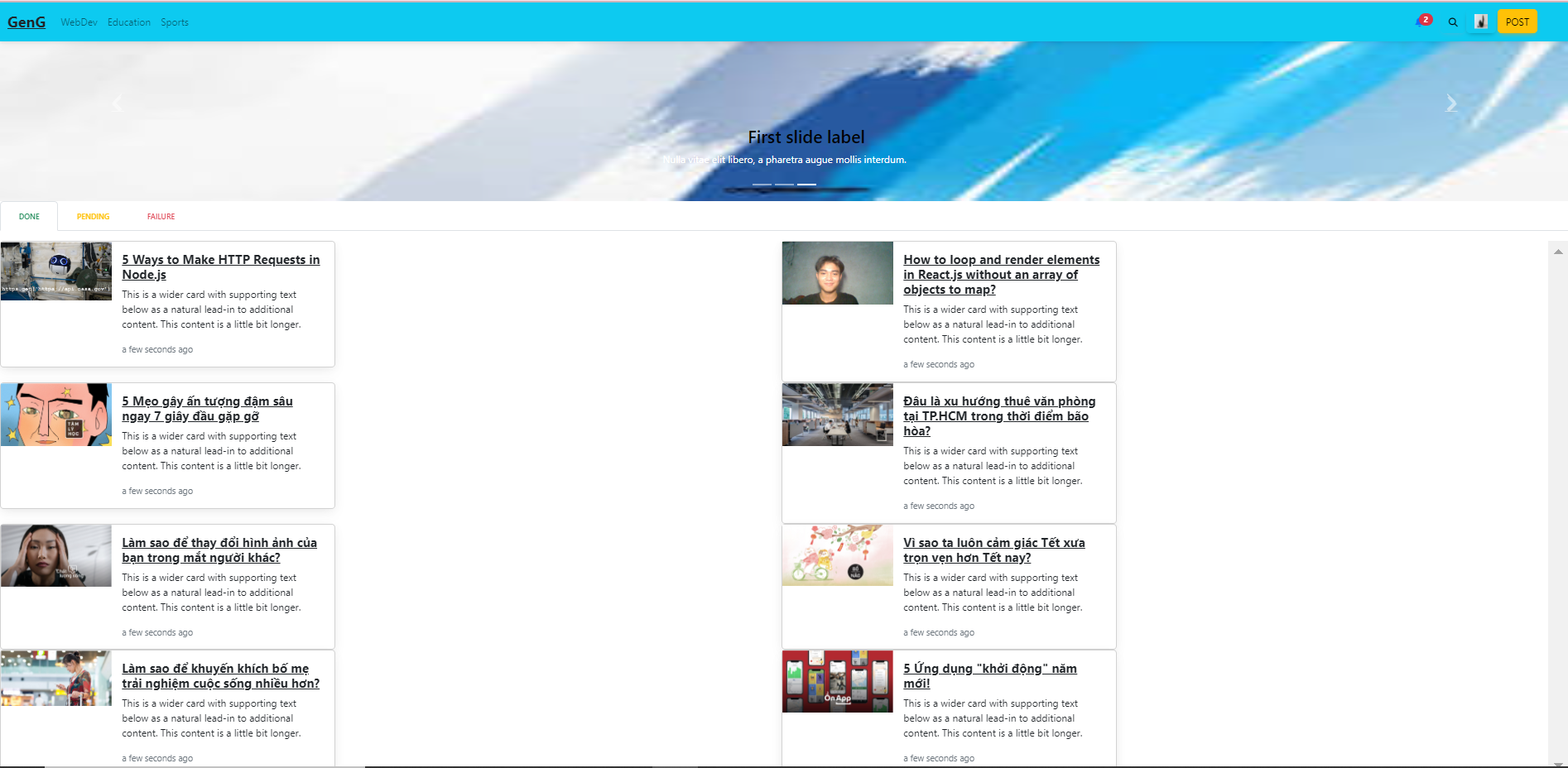 GitHub - phuckhoa33/GENG_Application: This is blog application with ...