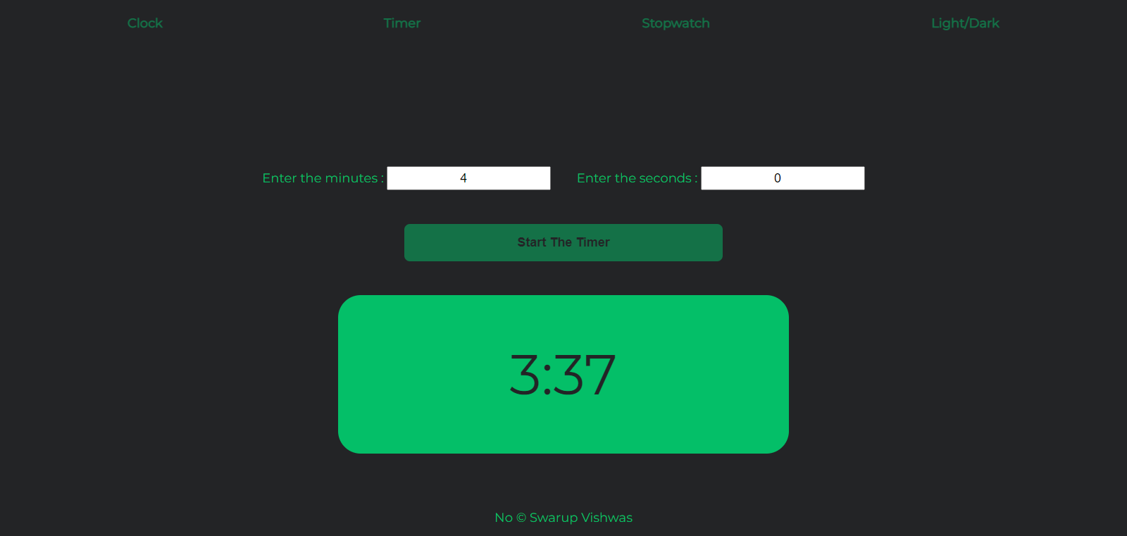 GitHub - SwarupVishwas18/full-functional-clock: It is minimal, multi ...