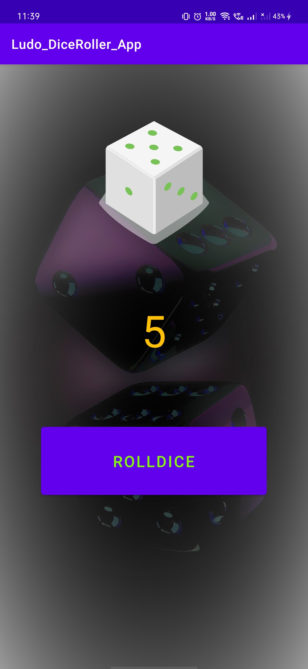 GitHub SoGeKInG/Dice_Roller_App this is a Dice roller androiad