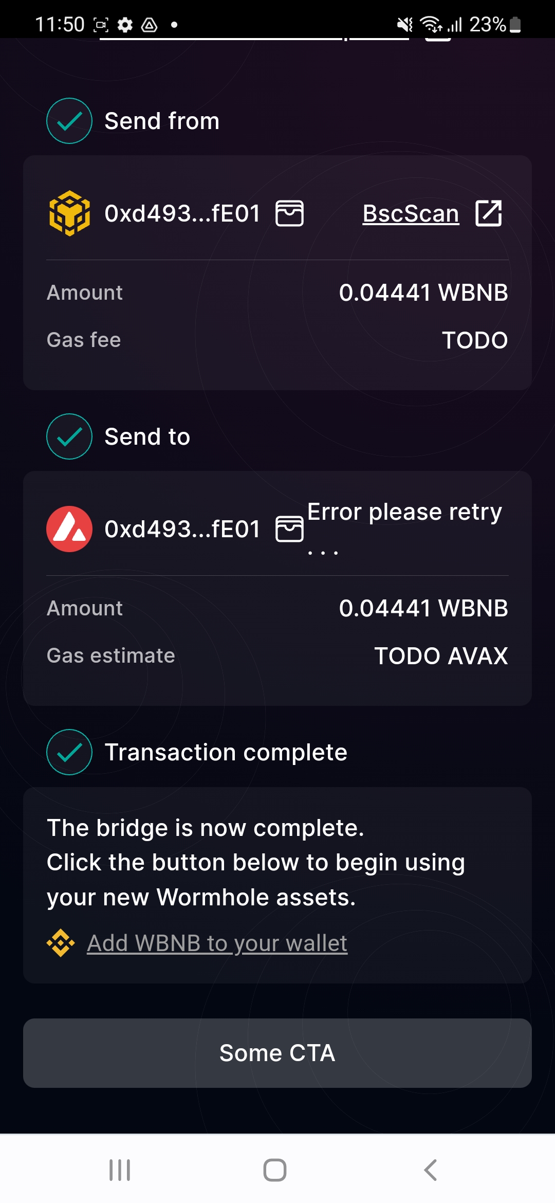 [QA][Android] Window to confirm token claim is not automatically opened ...